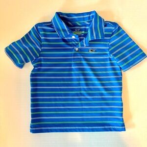 Vineyard Vines Boys' Stripe Performance Polo